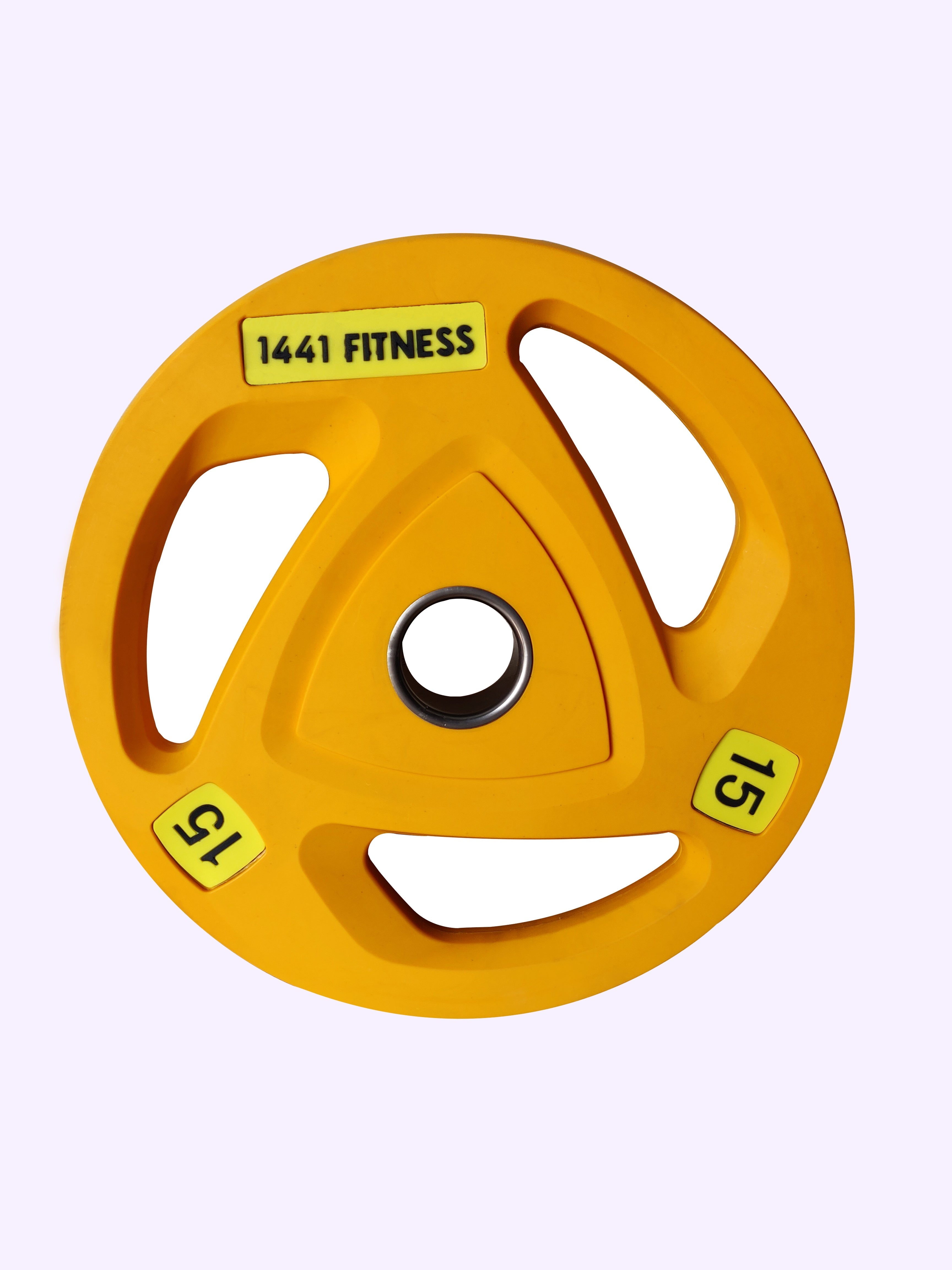 Fitness Tri Grip Color PU Olympic Plates